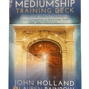 Mediumship Training Deck by John Holland & Lauren Rainbow - Blue and Gold